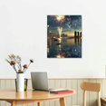 thumbnail image 3 of Awypu Canvas Wall Art Painting New Year's day fireworks and celebrations Prints on Canvas Giclee Modern Artwork Stretched and Framed Posters Home Decor Ready to Hang, 3 of 5