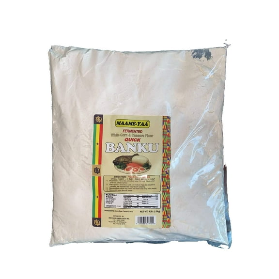 Maame-Yaa Banku Flour - 10lb, Traditional African Staple
