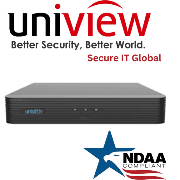 Uniarch by Uniview NDAA 4‑Channel 8MP PoE Network Video Recorder with HDMI Output – From Secure IT Global