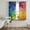 Blue, Orange, Pink, variant on Colorful Oil Painting Sheer Curtains 72 Inch Length 2 Panels Set, Brushstrokes Abstract Art Modern Voile Window Treatment Rod Pocket Curtains Sheers Drapes for Bedroom/Living Room/Kitchen 52"x72"x2
