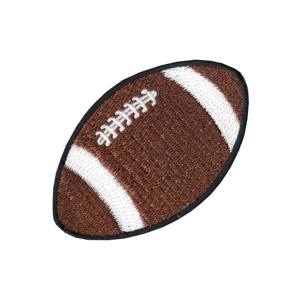 Football Embroidered Iron On Patch