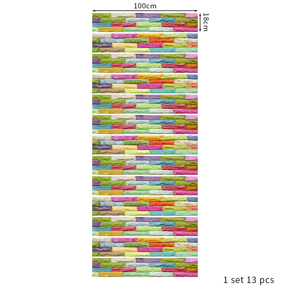 Modern Coloful Abstract Watercolor ceramic tile Peel and Stick Vinyl Stair Riser Decals Staircase Tile Stickers Decor Modern Marble Decoration Self-Adhesive