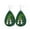 E, variant on Jewelry VerPetridure St. Patrick Earrings Irish Geometric Green Hat Earrings Women's Jewelry