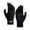 Black, variant on HJYCHN Winter Gloves for Men Women Full Finger Touchscreen Textured Grip Ribbed Black Thermal Gloves Black XL