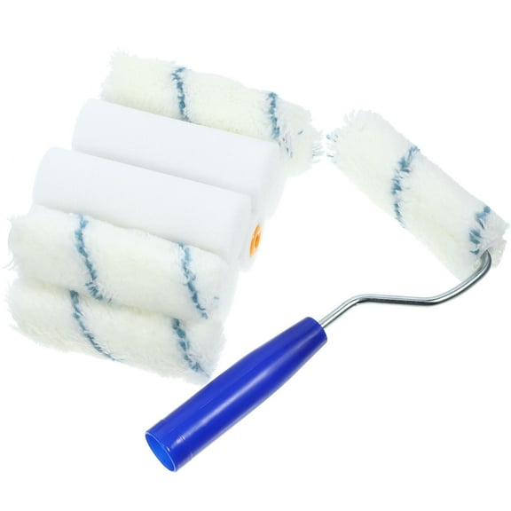 SOPOTUTU 1Set Portable Paint Roller Tool with Comfortable Grip for Painting Walls and Tight Spaces