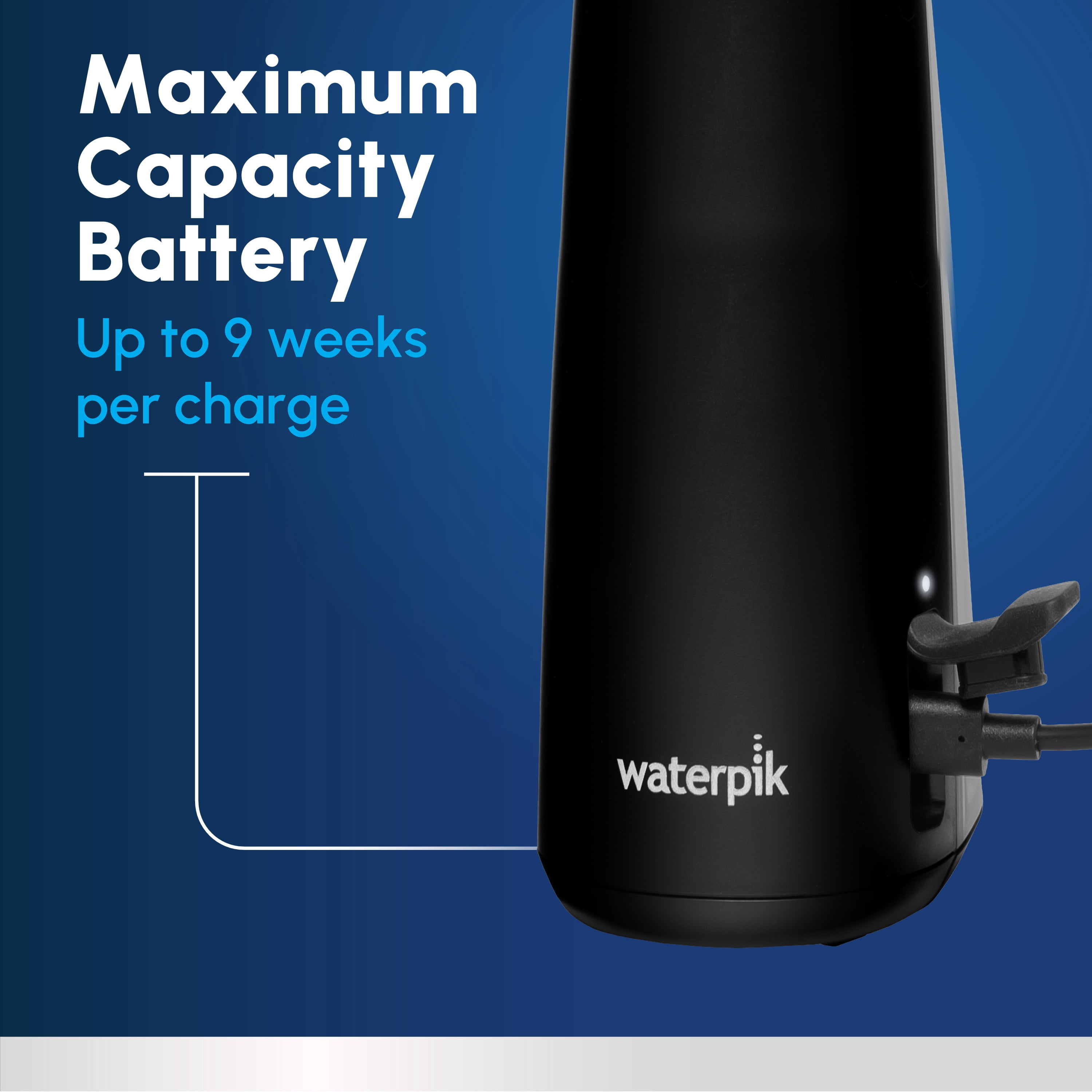 Waterpik Cordless Enhance 3200 Water Flosser with 2 Settings, 2 Tips, ADA Accepted