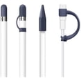 thumbnail image 1 of LinQingQ [4-Pack] Silicone Protective Accessories for Apple Pencil, Includes Cap Replacements, Cap Holder, Tip Cover, Adapter Tether - Midnight Blue, 1 of 1