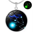 thumbnail image 1 of Hot6sl Ofertas Del Día Collar Luminoso de 12 Constelaciones Colgante de Cristal Luminoso, 1 of 2