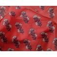 thumbnail image 4 of oneOone Silk Tabby Fabric Leaves & Floral Block Print Sewing Fabric BTY 42 Inch Wide, 4 of 4