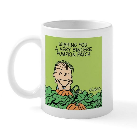 CafePress - Sincere Pumpkin Patch Mug - 11 oz Ceramic Mug - Novelty Coffee Tea Cup