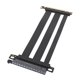 thumbnail image 1 of Cable Riser PCIe 4.0, PCI E 4.0 X16 Cable De Extensión De La Tarjeta Gráfica De GPU, PCIN 4.0 X16 Flexible Extensor De Extensión Puerto De Extensión 180, Negro, 1 of 7