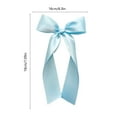 thumbnail image 3 of chaungfeng 10 Pcs Sky Blue Velvet Bows with Twist Tie, 6.3 x 7.09 Inch Pre-Tied Vintage Velvet Ribbon Bows for Treat Bags Gift Wrapping Basket Wedding Valentine's Day Brithday Party, 3 of 6