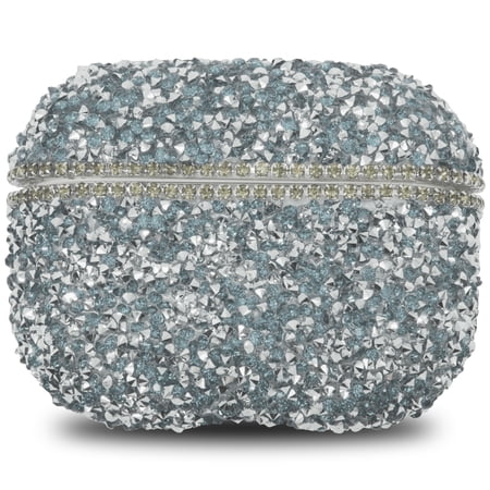 Sparkly Diamond Case for Airpods Pro Shockproof Protective Premium Bling Rhinestone Cover Skin Compatible with AirPods Pro Charging Case - Bling Pro (Sky)