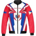 thumbnail image 2 of Lotusprinthandmade Personalized Philippines Flag All-over Print Bomber Jacket S-5XL Multicolor, 2 of 5