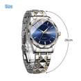 thumbnail image 4 of Waterproof Men Watch Stainless Steel Quartz Luminous Classic Business Wristwatch, 4 of 8