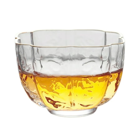 

Hammer Pattern Glass Tea Cup Gold Rimmed Tea Drink Cups High Borosilicate Heat Resisting Office Cup Drinkware Hexagons