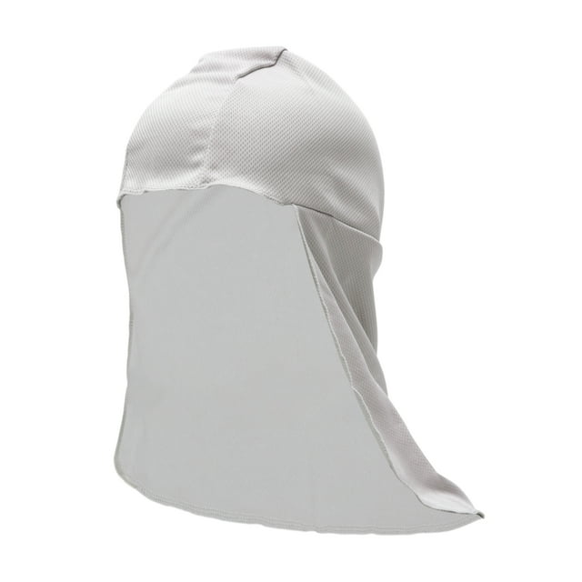 Sombrero de ciclismo absorbe sudor, forro de casco transpirable de tela de malla gris claro 27x37cm/10.63"x14.57" 1 Pcs