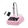 thumbnail image 2 of Máquina perforadora uñas con brocas para uñas acrílicas y gel, 45000 RPM, ligera, para manicura y pedicura, recargable para uso doméstico. Rosa, 2 of 10