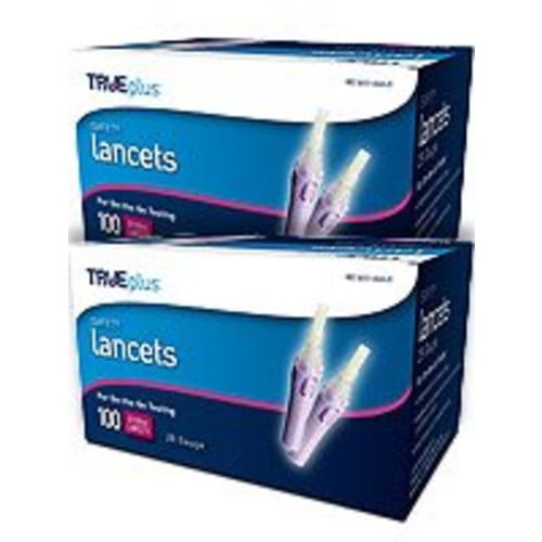 TRUEplus Safety Lancets 28G Single Use 100/box