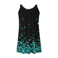 thumbnail image 5 of IROINNID Women's Shift Dress Sexy Hawaiian Tropical Sleeveless Sling Mini Dress Summer Loose Comfy Boho Prints Drop Waist Dress, 5 of 5