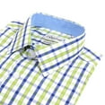 thumbnail image 4 of Berlioni Italy Men's & Boy's Father & Son Checkered Plaid Dress Shirt, 4 of 4