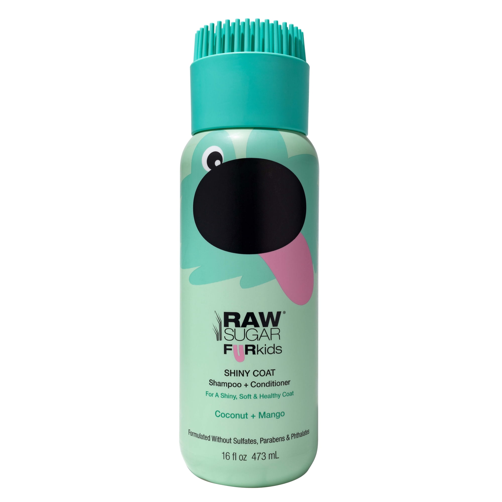 Raw Sugar Fur Kids Shiny Coat Shampoo + Conditioner for Dogs 16 fl. oz.