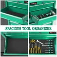 thumbnail image 5 of Seizeen Cold Rolled Steel 5-Drawers Tool Chest, Rolling Tool Box on Wheels for Garage Workshop, Green Tool Storage Cabinet, 5 of 7