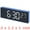 Blue, variant on Unique Bargains 2 Pcs Triple Alarm Clock for Bedroom for Deep Sleepers Blue