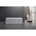 thumbnail image 4 of Vanity Art 66.5'' x 31.5'' Freestanding Soaking Bathtub, 4 of 5