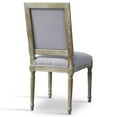 thumbnail image 4 of Baxton Studio Chaise d'Appoint Clairette Beige et Marron Clair, 4 of 5