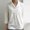 White, variant on Kiplyki Christmas Shirts for Women Spring and V-Neck Long Sleeve Solid Loose Casual Cotton