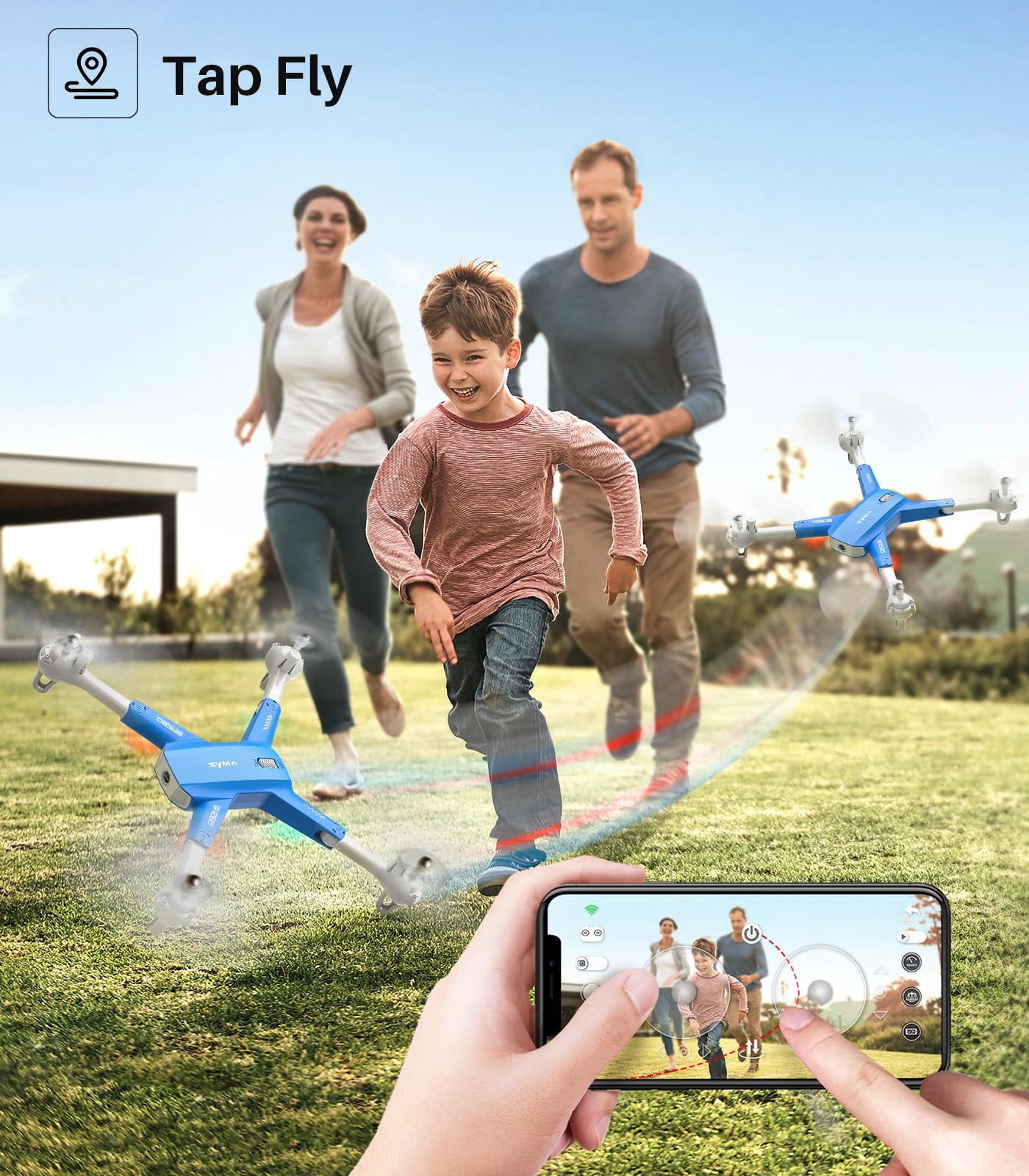 SYMA Drone with Camera for Adults Kids,1080P FPV Camera RC Quadcopter with
