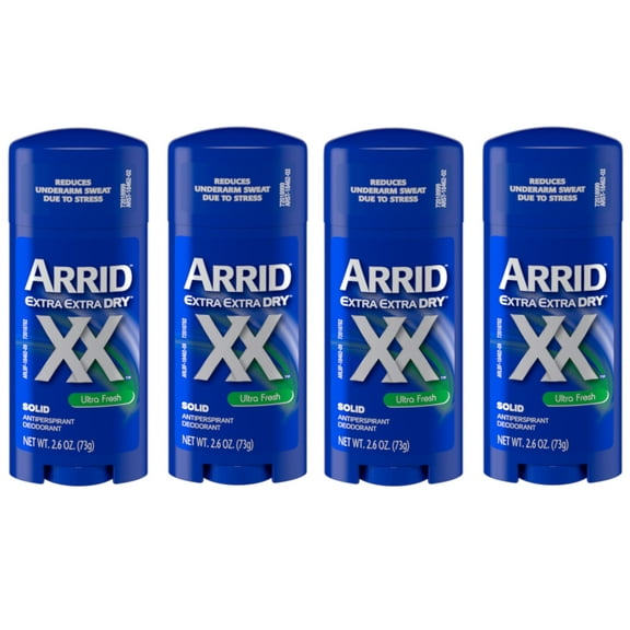 ARRID XX Anti-Perspirant Deodorant Solid Ultra Fresh 2.70 oz (Pack of 4)