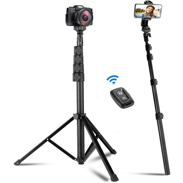 Phone Tripod Stand & Selfie Stick Tripod, IBAOLE 67 All in One Extendable Cell  Phone Tripod with Remote Control and Phone Holder, Flexible Cellphone Tripod  for iPhone/Android/Camera - - 