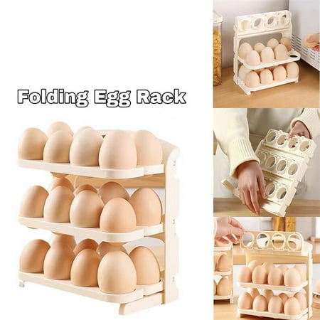 

Folding Egg Refrigerator Side Door Storage over The Dish Drainer Pot Drying Rack Stainless Steel Cleaning Towel Space Saving Drying Rack for Baby Bottles Sponge Holder with Suction Cups