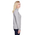 thumbnail image 3 of Ladies' Zone Sonic Heather Performance Quarter-Zip - ATHLETIC HEATHER - 2XL, 3 of 3
