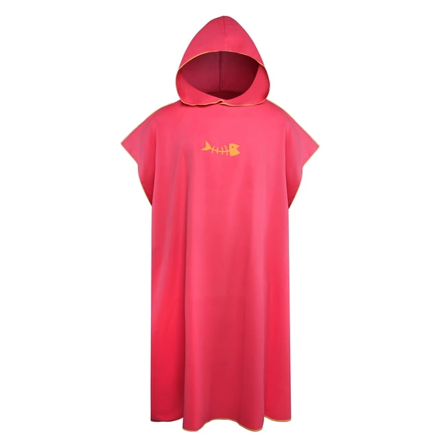 Toalla Surf Poncho cambio de toalla con capucha de microfibra manta de playa toalla de baño toalla d Tomshoo Toalla
