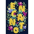 thumbnail image 2 of Boy's Encanto Floral Logo  Graphic Tee Navy Blue X Small, 2 of 4