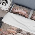 thumbnail image 4 of Designart "Lotus Of Wisdom Pink Buddhism" Buddhism Bedding Covert Set - Traditional Pink Spiritual Bed Set With 2 Shams, 4 of 6
