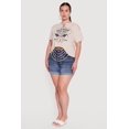 thumbnail image 3 of Women's Plus Size Wild Heart Rodeo Angel Graphic Slashed Tee, 3 of 4