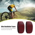 thumbnail image 3 of 2 correas para manillar de bicicleta de carretera de nido de abeja, cinta adhesiva para manillar de bicicleta (rojo), 3 of 3
