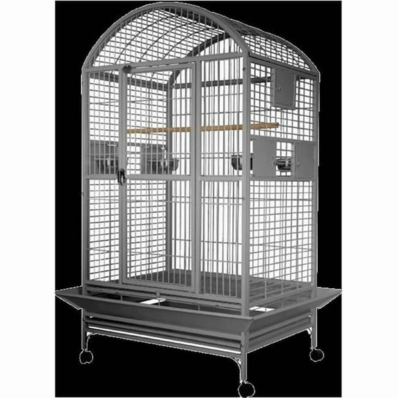 A&E Cage 9003628 Green 36 x 28 x 65 in. Extra Large Dome Top Bird Cage - 2 Box Set