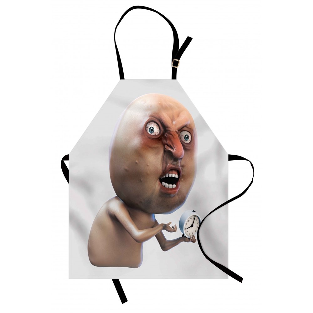 Humor Apron Why You No Wake Me Up Meme with Complaining