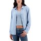 thumbnail image 1 of Ultra Flirt Womens Long Sleeve Button Up Shirt, lightblue, Juniors, XS, 1 of 1