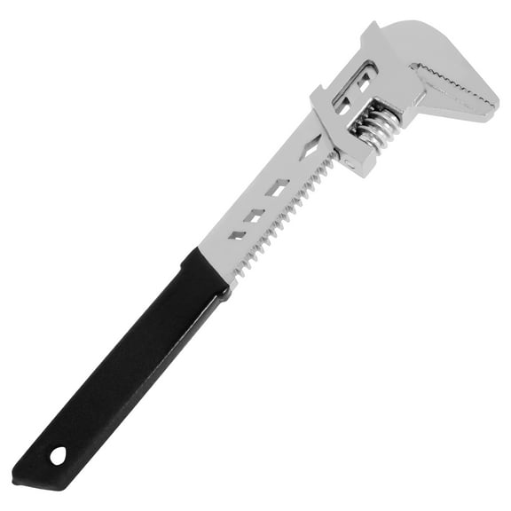 AEVXKHI Adjustable Spanner Opening Up to 2 inch, F Shaped Adjustable Wrench Tool, High Carbon Steel Spanner for Plumbing and Household Repairs
