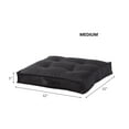 thumbnail image 3 of Square Tufted Floor Pillow - Black - Medium (32 in.), 3 of 6