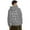 Light Gray, variant on Mens Hoodie Sweatshirt Soft Full Zip Front Adjustable Drawstring Hood and Sweaters for Men,Orange,6XL