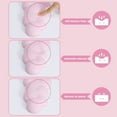 thumbnail image 4 of MANBASNAKE Keyboard Wrist Rest,Memory Foam Wrist Pad Smooth Fiber Hand Rest for TKL Keyboard,Ergonomic Nonslip Comfortable Cushion Set,Typing Pain Relief,Support for Office,PC Gaming,Laptop,Mac(Pink), 4 of 8
