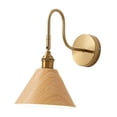 thumbnail image 3 of Lámpara de montaje en pared Iluminación de pared antigua Bombillas de casquillo E27 para interiores vintage no incluidas para porche, dormitorio, sala Madera, 3 of 10