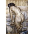 thumbnail image 2 of Degas, Edgar 13x18 Gold Ornate Wood Framed with Double Matting Museum Art Print Titled - The Bath, 2 of 4